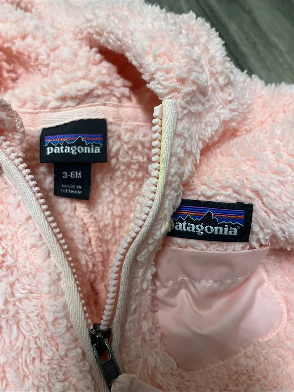 Patagonia Baby Furry Friends Bunting size 3-6 months